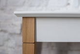 MIMO konsolbord med hylde 105x35cm Hvid