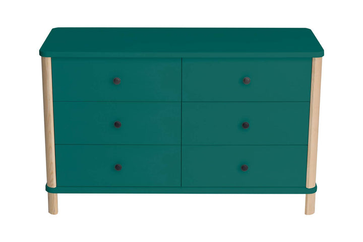 ASHME Small Boy 6 Skuffe 114cm Dobbelt Kommode Sea Green