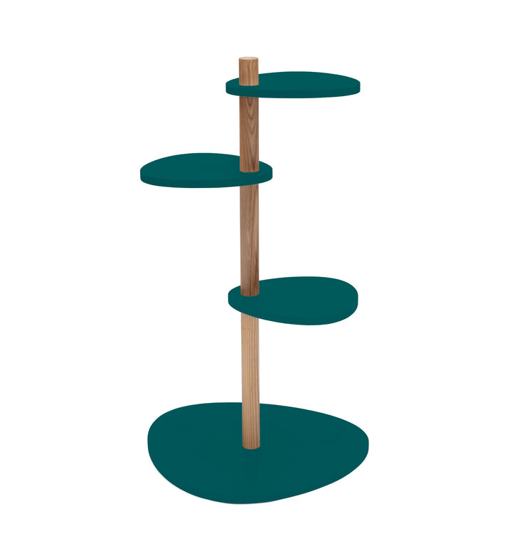 MAGLA 3-lags Asketræ Plantestand B55 x H91cm Grøn