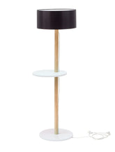 UFO Gulvlampe 45x150cm - Hvid / Sort Lampeskærm