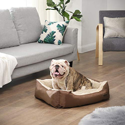 Hundeseng eller kæledyr Pude Oxford klud med aftagelig pude Medium 75 x 58 x 17 cm - Lammeuld.dk