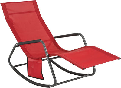 Garden Sun Lounger med sidelomme Garden Lounger Recliner Chair