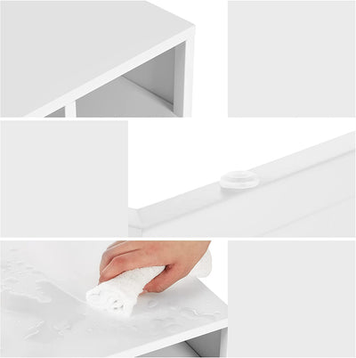 Smart bord til kontoret, velegnet til printer, enkelt design, hvid