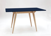 KONVOLUT Udtrækkeligt Spisebord 90x65cm Marineblå