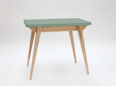 KONVOLUT Udtrækkeligt spisebord 90x65cm Salviegrøn