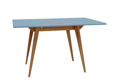 KONVOLUT Udtrækkeligt Spisebord 90x65cm Blå Eg