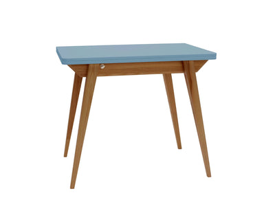 KONVOLUT Udtrækkeligt Spisebord 90x65cm Blå Eg