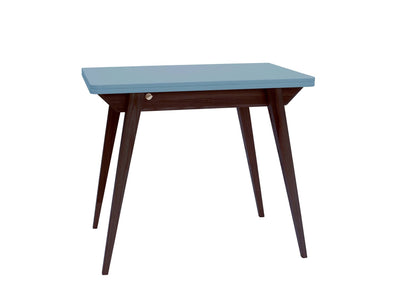 KONVOLUT Udtrækkeligt Spisebord 90x65cm Blå valnød