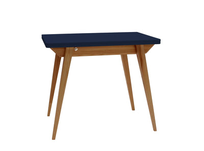 KONVOLUT Udtrækkeligt Spisebord 90x65cm Marineblå Eg
