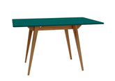 KONVOLUT Udtrækkeligt Spisebord 90x65cm Havgrøn Eg