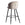 Designer barstol i fløjl, beige, 56x102x52 cm