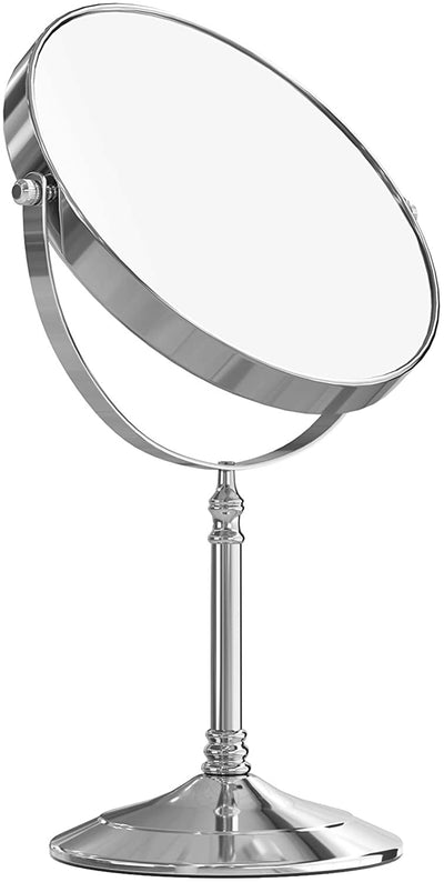 Kosmetisk spejl 10 gange + nominelt dobbeltsidet bordspejl - Lammeuld.dk