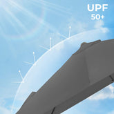 Firkantet haveparasol med UV-beskyttelse op til UPF 50+, 360° drejelig justerbar hældningsvinkel, grå
