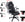 Racing Office Swivel stol med 79 cm høj rygjusterbar armlæn og vippe funktion skrivebord computer stol PU, sort + grå + hvid - Lammeuld.dk