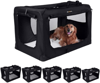 Hundetransportkasse bil hund transport kasse foldbar Oxford stof - Lammeuld.dk