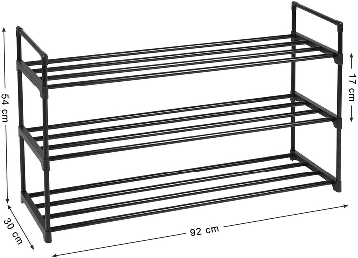 Skoreol med 3 hylder til 9-12 par sko