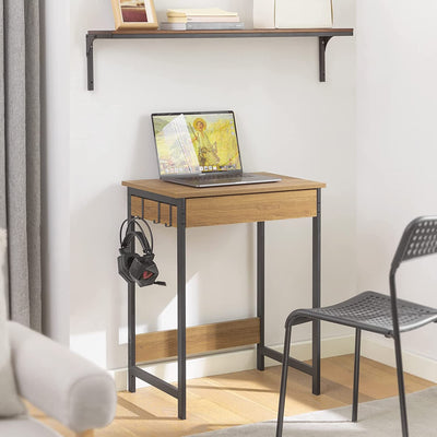 Minimalistisk skrivebord med skuffe, 60 x 40 x 77 cm