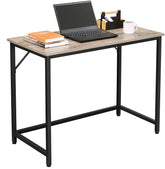 Skrivebord, 100 x 50 x 75 cm, greige og sort