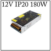 LED strømforsyning skifte strømforsyning 12V DC, 15A, 180W, IP20 transformer
