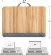 Laptopbord til bærbar computer på op til 15,6 tommer, naturfarvet