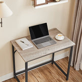 Moderne og enkel computerbord / skrivebord, greige-sort