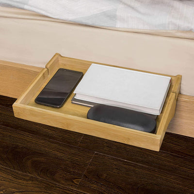 Sengebordshylde til mobiltelefon og bog - bambus