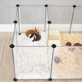 Smart løbegård til små kæledyr som hamstere, 143 x 73 x 46 cm