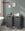 Vasketøjskurv med 2 rum, 73 x 33 x 72 cm, brun og grå
