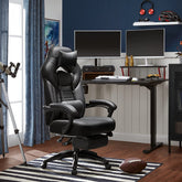Ergonomisk og komfortabel kontorstol, sort