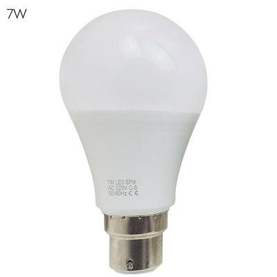 3 x energibesparende LED-lys Cool White Pærer B22 Bajonet Skrue Lampe 3W-25W GLS