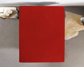Single jersey 135 gr. lagen rød 160/180 x 200 cm