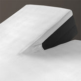 Jersey-lagen til topmadras, hvid 160 x 220 cm