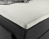 Jersey-lagen til topmadras, creme 160 x 220 cm