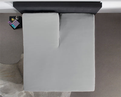 Jersey-lagen til topmadras, grå 160 x 220 cm