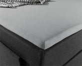 Jersey-lagen til topmadras, grå 180 x 220 cm