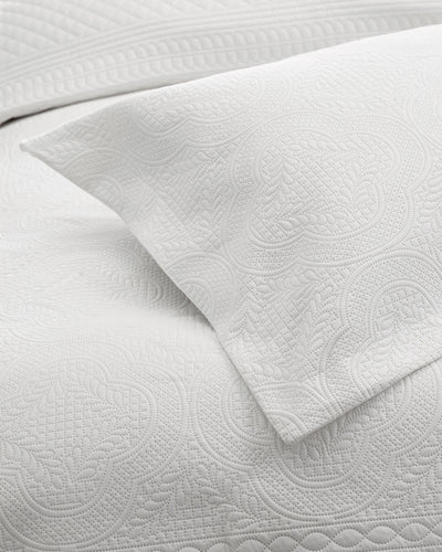 Charlene sengetæppe, hvid, 260 x 250 cm