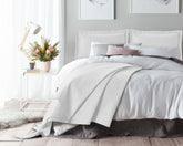 Wave sengetæppe, hvid, 260 x 250 cm