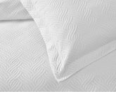 Wave sengetæppe, hvid, 260 x 250 cm