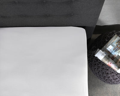 Jersey-lagen til topmadras, hvid 160 x 200/220 cm