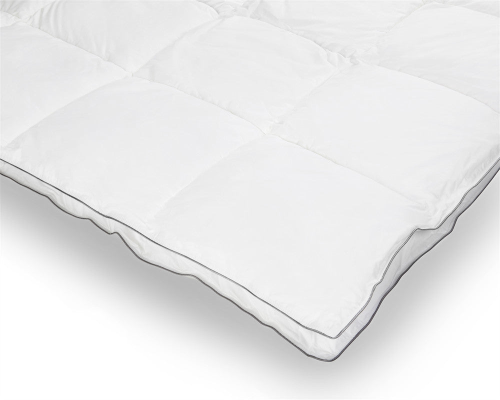 Percale-lagen Touch enkeltdyne hvid - 240X200 cm