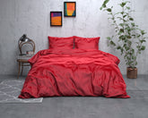 Beauty Skin Care sengesæt, rød 140 x 220 cm