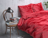 Beauty Skin Care sengesæt, rød 200 x 220 cm