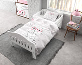 Wise Bunny sengesæt, hvid 135x200