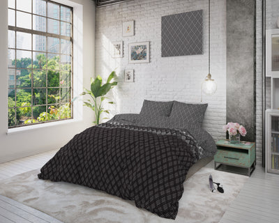 Cheng sengesæt, antracit 240 x 220 cm