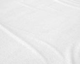 Stræklagen i premium flannel-bomuld, hvid 60 x 120 cm