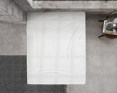 Lagen i premium bomuldsflannel, hvid 140 x 200/210 cm