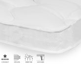 3D air hotel memory foam topmadras, hvid 80 x 200 cm