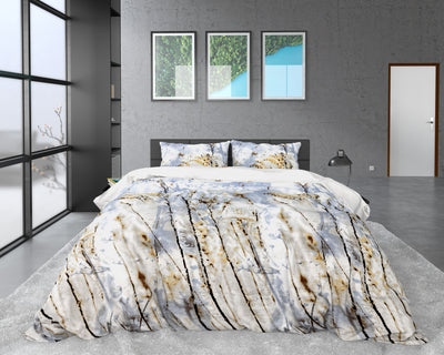 Janine sengesæt, grå 240 x 220 cm