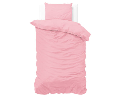 Satin Point sengesæt, pink 140 x 220