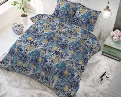 Blå Fantasy sengesæt, blå 200 x 220 cm